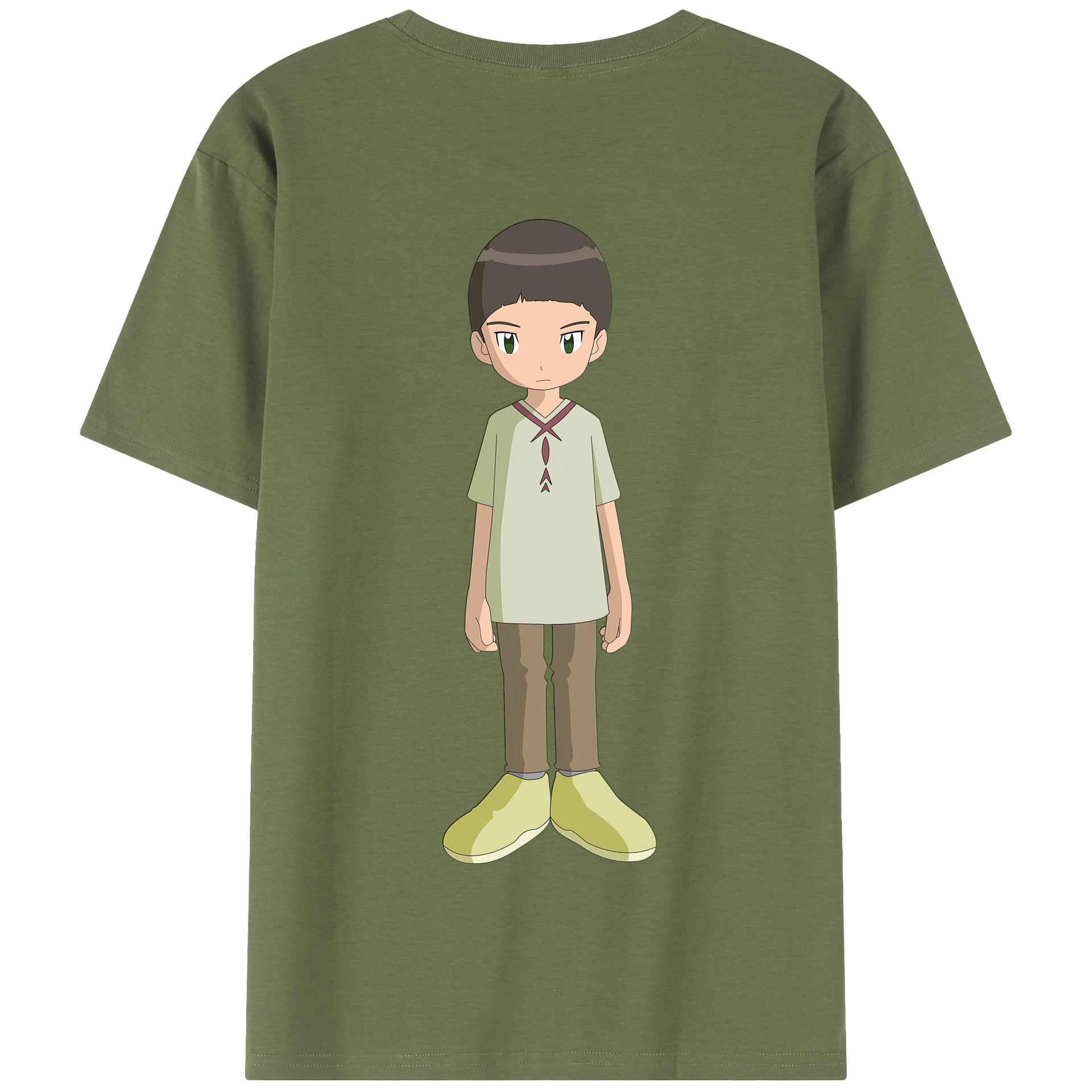 （画像用） Digimon デジタルモンスター/デジモン 綿100％半袖Tシャツ（背面プリント）